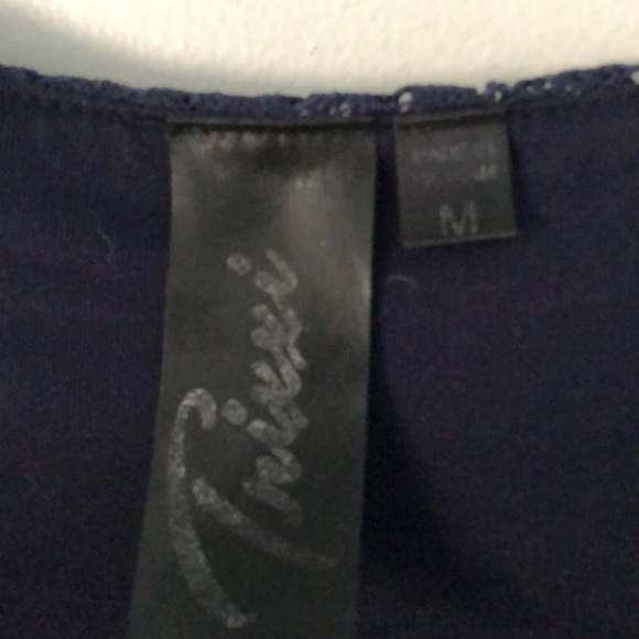 Navy and print maxi dress - Picture 3 of 4